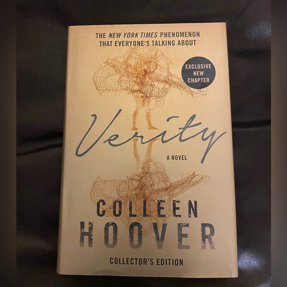 VERITY COLLECTORS EDITION HARDBACK BY COLLEEN HOOVER - NEW